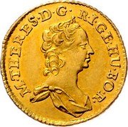 Austria 1/2 Ducat (Maria Theresia Vienna) M THERES D G R I GE HU BO R coin obverse Austria 1/2 Ducat (Maria Theresia Vienna) M THERES D G R I GE HU BO R coin obverse
