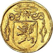 Austria 1/2 Kreuzer Paris von Lodron Pattern 1640   coin obverse