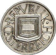 Austria 1/2 Schilling (Pattern) KM# Pn96 REPVBLIK Å’STERREICH coin obverse Austria 1/2 Schilling (Pattern) KM# Pn96 REPVBLIK Å’STERREICH coin obverse