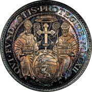 Austria 1/2 Thaler (Austrian States Paris) OVI∙FVNDASTIS∙PROTEGITE∙MDCXII coin obverse