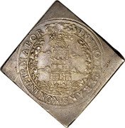 Austria 1/2 Thaler Wolf Dietrich coin ND (1587-1612)  IN DNO SPERANS NON INFIRMABOR coin obverse Austria 1/2 Thaler Wolf Dietrich coin ND (1587-1612)  IN DNO SPERANS NON INFIRMABOR coin obverse