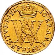 Austria 1/4 Ducat (Johann Ernst von Thun) X# 4 WAS IO ER A P S IN TRANSITV E E 9 E E coin obverse Austria 1/4 Ducat (Johann Ernst von Thun) X# 4 WAS IO ER A P S IN TRANSITV E E 9 E E coin obverse