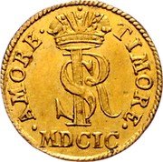 Austria 1/4 Ducat (Johann Ernst von Thun) X# 4 IRS TIMORE AMORE MDCIC coin reverse Austria 1/4 Ducat (Johann Ernst von Thun) X# 4 IRS TIMORE AMORE MDCIC coin reverse