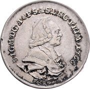 Austria 1/4 Thaler (Sigismund von Schrattenbach) SIGM D G A & P S A S L N G PRIM 1766 FM coin obverse Austria 1/4 Thaler (Sigismund von Schrattenbach) SIGM D G A & P S A S L N G PRIM 1766 FM coin obverse