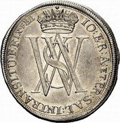 Austria 1/4 Thaler Johann Ernst von Thun 1699  X# 3 WAS IO : ER : A : ET PR : SAL : IN TRANSITU · F · F · IX · FEB coin obverse Austria 1/4 Thaler Johann Ernst von Thun 1699  X# 3 WAS IO : ER : A : ET PR : SAL : IN TRANSITU · F · F · IX · FEB coin obverse