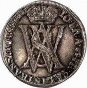 Austria 1/6 Thaler (Johann Ernst von Thun) X# 2 WAS IO : ER : A : ET · PR : SAL : IN TRANSITU · F · F · IX · FE coin obverse Austria 1/6 Thaler (Johann Ernst von Thun) X# 2 WAS IO : ER : A : ET · PR : SAL : IN TRANSITU · F · F · IX · FE coin obverse