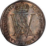 Austria 1/9 Thaler (Austrian States SALZBURG) X# 1 ∙IO:ER:A:FI PR:SAL:INTRANSITV∙F∙F∙IX.FEB~ W S A coin obverse Austria 1/9 Thaler (Austrian States SALZBURG) X# 1 ∙IO:ER:A:FI PR:SAL:INTRANSITV∙F∙F∙IX.FEB~ W S A coin obverse