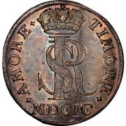 Austria 1/9 Thaler (Austrian States SALZBURG) X# 1 TIMORE AMORE MDCIC S I R coin reverse Austria 1/9 Thaler (Austrian States SALZBURG) X# 1 TIMORE AMORE MDCIC S I R coin reverse