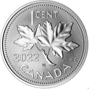 Canada 1 Cent (Farewell to the Penny - Maple Leaves) K G G.E. 2022 W 1 CENT CANADA coin reverse Canada 1 Cent (Farewell to the Penny - Maple Leaves) K G G.E. 2022 W 1 CENT CANADA coin reverse