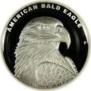 Tuvalu 1 Dollar American Bald Eagle 2014 P Proof AMERICAN BALD EAGLE 1 OZ 999 SILVER P coin reverse Tuvalu 1 Dollar American Bald Eagle 2014 P Proof AMERICAN BALD EAGLE 1 OZ 999 SILVER P coin reverse