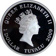 Tuvalu 1 Dollar (Battle of Thermopylas) QUEEN ELIZABETH II RDM 1 DOLLAR TUVALU 2009 coin obverse Tuvalu 1 Dollar (Battle of Thermopylas) QUEEN ELIZABETH II RDM 1 DOLLAR TUVALU 2009 coin obverse