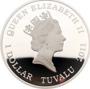 Tuvalu 1 Dollar (Bumblebee) QUEEN ELIZABETH II RDM 1 DOLLAR TUVALU 2011 coin obverse Tuvalu 1 Dollar (Bumblebee) QUEEN ELIZABETH II RDM 1 DOLLAR TUVALU 2011 coin obverse