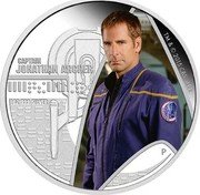 Tuvalu 1 Dollar Captain Jonathan Archer 2015 P Proof TM & © 2015 CBS. ARR. CAPTAIN JONATHAN ARCHER 1OZ 999 SILVER P coin reverse Tuvalu 1 Dollar Captain Jonathan Archer 2015 P Proof TM & © 2015 CBS. ARR. CAPTAIN JONATHAN ARCHER 1OZ 999 SILVER P coin reverse