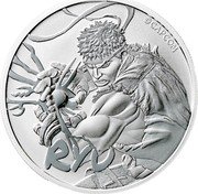 Tuvalu 1 Dollar (Elizabeth II Ryu) ©CAPCOM RYU coin reverse Tuvalu 1 Dollar (Elizabeth II Ryu) ©CAPCOM RYU coin reverse