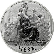 Tuvalu 1 Dollar (Hera) P HERA coin reverse Tuvalu 1 Dollar (Hera) P HERA coin reverse