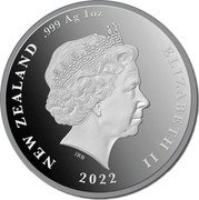 New Zealand One Dollar Matariki 2022  Proof NEW ZEALAND 999 AG 1OZ ELIZABETH II IRB 2022 coin obverse New Zealand One Dollar Matariki 2022  Proof NEW ZEALAND 999 AG 1OZ ELIZABETH II IRB 2022 coin obverse