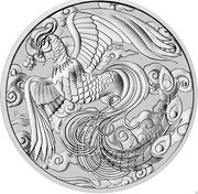 Australia 1 Dollar Phoenix 2022 P BU P LB coin reverse Australia 1 Dollar Phoenix 2022 P BU P LB coin reverse