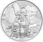 Tuvalu 1 Dollar (The Simpsons Family) P MATT GROENING ©20TV coin reverse Tuvalu 1 Dollar (The Simpsons Family) P MATT GROENING ©20TV coin reverse