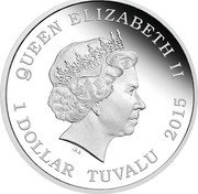 Tuvalu 1 Dollar USS Enterprise NCC 1701 2015 P Proof QUEEN ELIZABETH II IRB 1 DOLLAR TUVALU 2015 coin obverse Tuvalu 1 Dollar USS Enterprise NCC 1701 2015 P Proof QUEEN ELIZABETH II IRB 1 DOLLAR TUVALU 2015 coin obverse