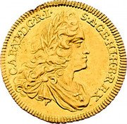 Austria 1 Ducat (Karl VI Vienna) CAR VI D G R I S A GE HI H B REX coin obverse Austria 1 Ducat (Karl VI Vienna) CAR VI D G R I S A GE HI H B REX coin obverse