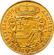 Austria 1 Ducat (Maria Theresia Graz) ARCHID AUST DUX BURG & STYRIÆ 1743 coin reverse Austria 1 Ducat (Maria Theresia Graz) ARCHID AUST DUX BURG & STYRIÆ 1743 coin reverse