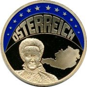 Austria 1 ECU Euro Coinage ÖSTERREICH coin obverse Austria 1 ECU Euro Coinage ÖSTERREICH coin obverse