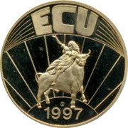 Austria 1 ECU Building 1997 1997 coin reverse Austria 1 ECU Building 1997 1997 coin reverse