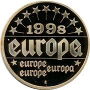 Ireland 1 ECU Heinrich VIII 1998 1998 EUROPE EUROPE EUROPE EUROPE coin reverse Ireland 1 ECU Heinrich VIII 1998 1998 EUROPE EUROPE EUROPE EUROPE coin reverse