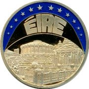 Ireland 1 ECU Republic ÉIRE coin obverse Ireland 1 ECU Republic ÉIRE coin obverse