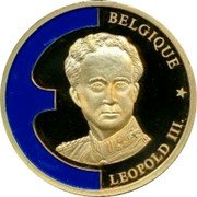 Belgium 1 ECU Leopold III 1998 BELGIQUE LEOPOLD III coin obverse