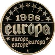 Belgium 1 ECU Leopold III 1998 1998 EUROPE EUROPE EUROPE coin reverse