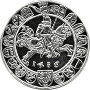 Austria 1 Guldiner First Thaler Tyrol 1986 Proof X# M34 1486 coin reverse Austria 1 Guldiner First Thaler Tyrol 1986 Proof X# M34 1486 coin reverse