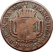 Austria 1 Kreutzer (Franz II) KM# 19 FRANC II D G R I S A H B REX A A M B coin obverse Austria 1 Kreutzer (Franz II) KM# 19 FRANC II D G R I S A H B REX A A M B coin obverse