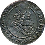 Austria 1 Kreuzer Crowned Two-Headed Eagle ND LEOPOLDVS D G R P S A G H B REX coin obverse Austria 1 Kreuzer Crowned Two-Headed Eagle ND LEOPOLDVS D G R P S A G H B REX coin obverse