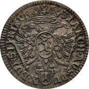 Austria 1 Kreuzer (Carolvs VI) ARCH AUS DUX BUR STYRIÆ I 17 31 coin reverse Austria 1 Kreuzer (Carolvs VI) ARCH AUS DUX BUR STYRIÆ I 17 31 coin reverse