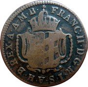 Austria 1 Kreuzer (- Franz II) KM# 27 FRANC II D G R I S A H B REX A A M B coin obverse Austria 1 Kreuzer (- Franz II) KM# 27 FRANC II D G R I S A H B REX A A M B coin obverse