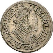 Austria 1 Kreuzer Rudolf II Hall 1603  RVDOL II D G RO IM S A G H B REX coin obverse Austria 1 Kreuzer Rudolf II Hall 1603  RVDOL II D G RO IM S A G H B REX coin obverse