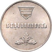 Austria 1 Schilling (Pattern) KM# Pn97 SCHILLING coin obverse Austria 1 Schilling (Pattern) KM# Pn97 SCHILLING coin obverse