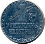 Austria 1 Stephansgroschen Groschen Salzburg 1950 UNC 1 STEPHANSGROSCHEN coin obverse Austria 1 Stephansgroschen Groschen Salzburg 1950 UNC 1 STEPHANSGROSCHEN coin obverse