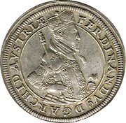 Austria 1 Thaler (Ferdinand II of Tyrol) FERDINANDVS D G ARCHID AVSTRIAE coin obverse Austria 1 Thaler (Ferdinand II of Tyrol) FERDINANDVS D G ARCHID AVSTRIAE coin obverse
