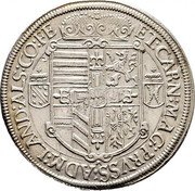 Austria 1 Thaler (Maximilian III) KM# 279.3 ET CARN MAG PRVSS ADM LAND ALS CO FE coin reverse Austria 1 Thaler (Maximilian III) KM# 279.3 ET CARN MAG PRVSS ADM LAND ALS CO FE coin reverse