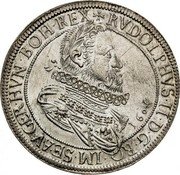 Austria 1 Thaler (- Rudolf II) KM# 246.3 RVDOLPHVS II D G RO IM SE AV GER HVN BOH REX coin obverse Austria 1 Thaler (- Rudolf II) KM# 246.3 RVDOLPHVS II D G RO IM SE AV GER HVN BOH REX coin obverse