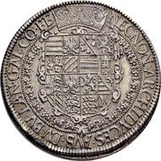 Austria 1 Thaler (Rudolf II) NECNON ARCHIDVCES AVS DV BV LAN G AL CO FE coin reverse Austria 1 Thaler (Rudolf II) NECNON ARCHIDVCES AVS DV BV LAN G AL CO FE coin reverse