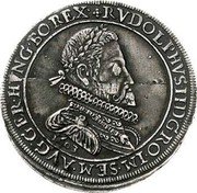 Austria 1 Thaler (Rudolf II bust) RVDOLPHVS II D G RO IM SEM AVG GER HVNG BO REX coin obverse Austria 1 Thaler (Rudolf II bust) RVDOLPHVS II D G RO IM SEM AVG GER HVNG BO REX coin obverse