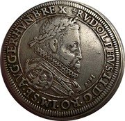 Austria 1 Thaler Rudolf II lion head 1606  KM 247.1 - Large bust RVDOLPHVS II D G RO IM SE AVG GER HVN B REX coin obverse Austria 1 Thaler Rudolf II lion head 1606  KM 247.1 - Large bust RVDOLPHVS II D G RO IM SE AVG GER HVN B REX coin obverse
