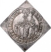 Austria 1 Thaler (Wolf Dietrich von Raitenau) SANCTVS RVDBERTVS EPS SALISBVR coin reverse Austria 1 Thaler (Wolf Dietrich von Raitenau) SANCTVS RVDBERTVS EPS SALISBVR coin reverse