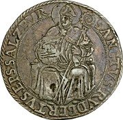 Austria 1 Thaler Wolf Dietrich von Raitenau coin ND (1587-1612)  SANCTVS:RVDBERTVS:EPS:SALZBVRG coin reverse Austria 1 Thaler Wolf Dietrich von Raitenau coin ND (1587-1612)  SANCTVS:RVDBERTVS:EPS:SALZBVRG coin reverse
