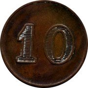 Belgium 10 Centimes Centime ND 10 coin obverse Belgium 10 Centimes Centime ND 10 coin obverse