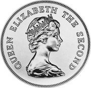 Tuvalu Ten Dollars Anniversary of Independence 1979 KM# 10 QUEEN ELIZABETH THE SECOND coin obverse Tuvalu Ten Dollars Anniversary of Independence 1979 KM# 10 QUEEN ELIZABETH THE SECOND coin obverse