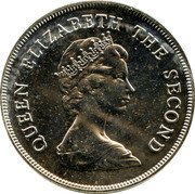 Tuvalu Ten Dollars Duke of Edinburgh's Award 1981 KM# 13 QUEEN ELIZABETH THE SECOND coin obverse Tuvalu Ten Dollars Duke of Edinburgh's Award 1981 KM# 13 QUEEN ELIZABETH THE SECOND coin obverse